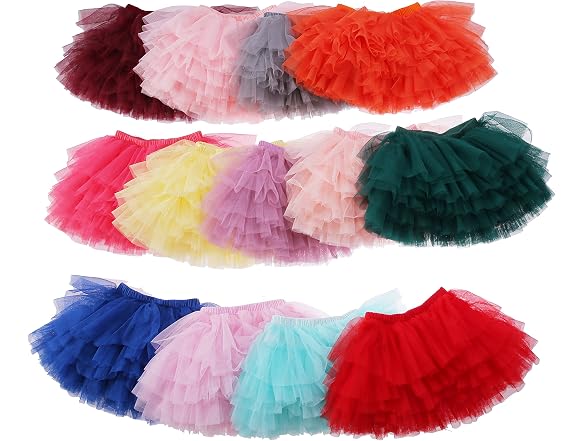 Elamccor (2-3T) Tutu Skirt Baby Girl Tulle Skirts