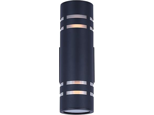 2-Light Outdoor Lantern 13" Black