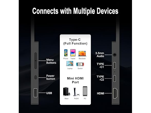 Topmonitor 4K Portable Monitor | 15.6in