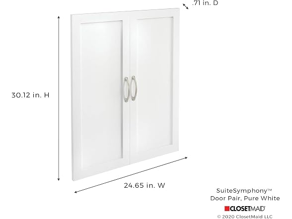 ClosetMaid SuiteSymphony Wood Closet Door Set Pair