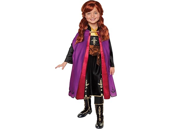 Disney Frozen 2 Anna Wig, 18" Long Flowing Red Hair