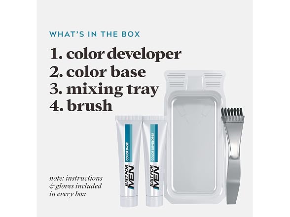 JUST | FOR MEN Mustache & Beard 1 Pack