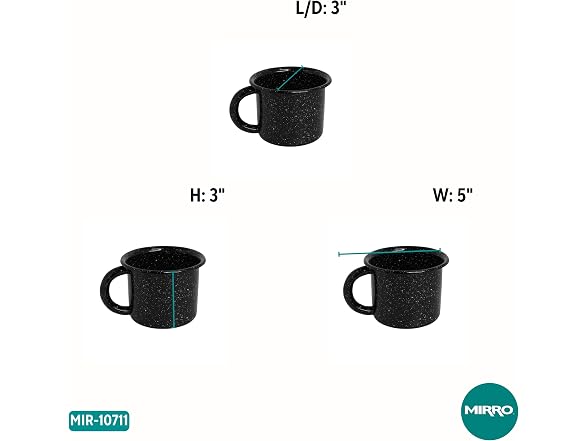Mirro 12oz Enamel Mug