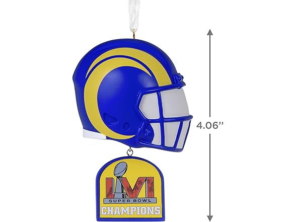 Hallmark Los Angeles Rams Super Bowl LVI Champs Ornament