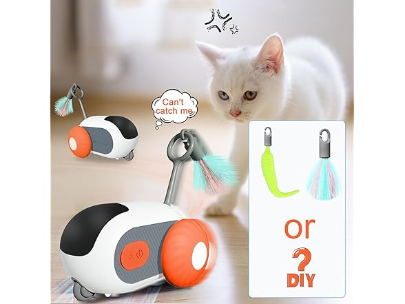 Sirualtz Remote Control Cat Toys for Indoor Cats