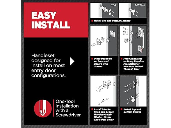 Kwikset Montara Handle and Deadbolt Set