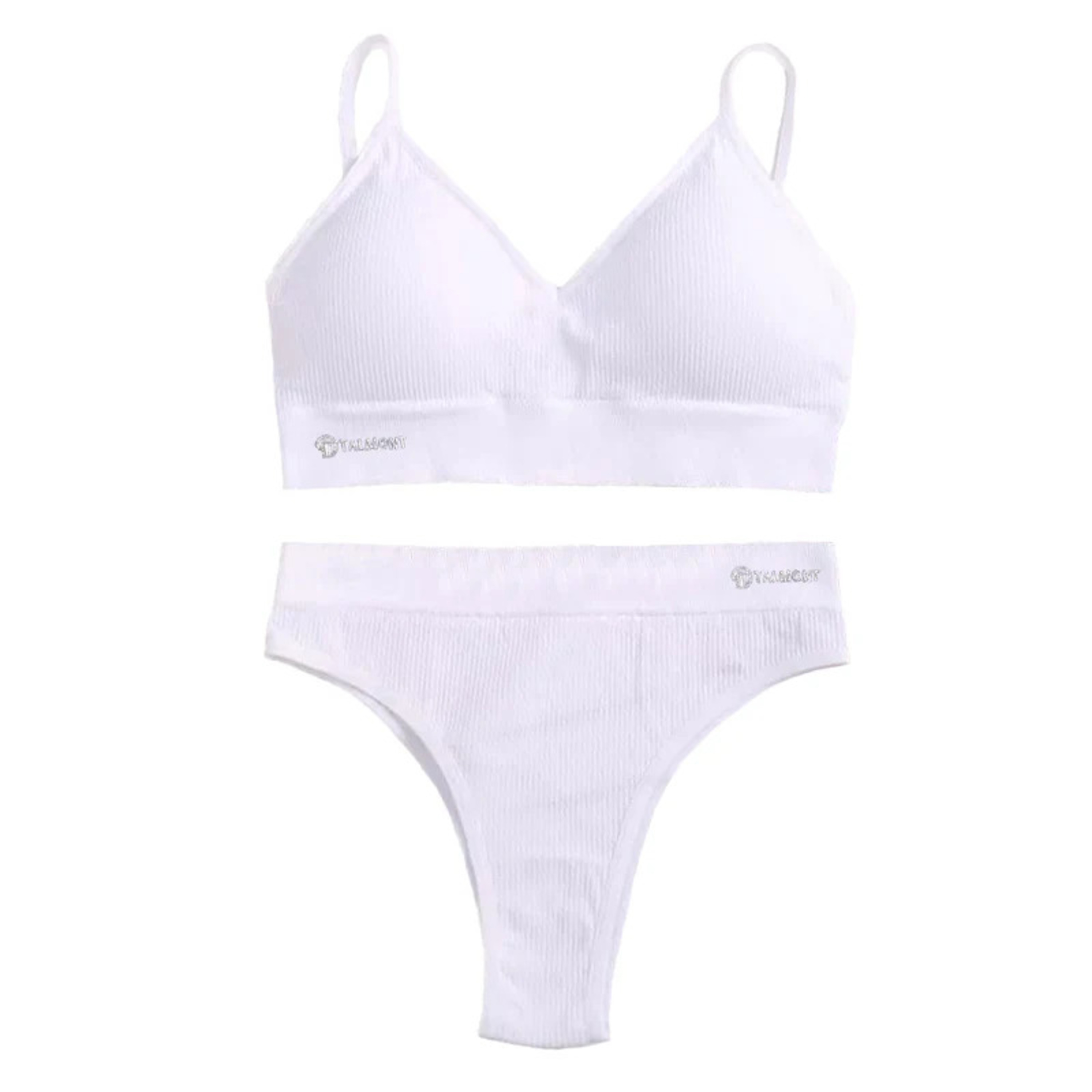 Talmont Seamless Ribbed Bra & Panty Set - Gallery 19