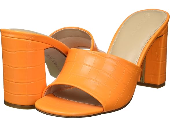 The Drop Women's Pattie High Block Heeled Mule Sandal
