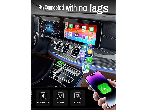 YUQUYI 2-in-1 Wireless CarPlay Adapter