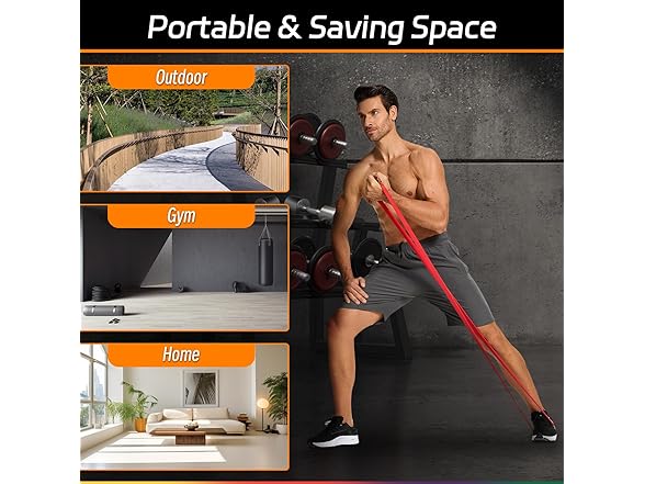 Non Latex Resistance Bands