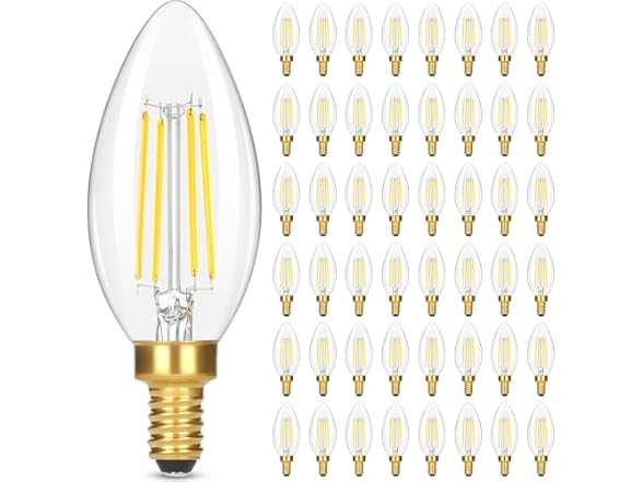 GoBright B0GXDYYFJR E12 Candelabra LED Light Bulbs