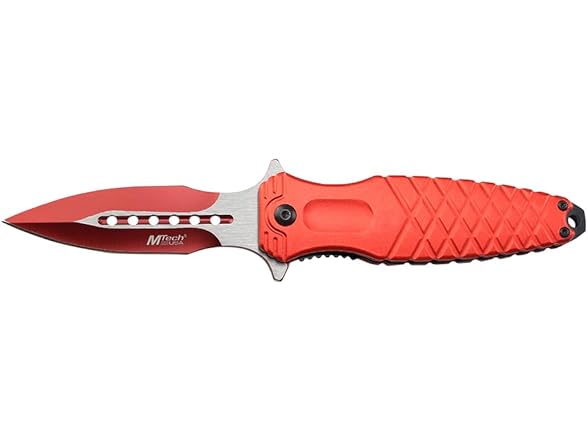8.3" Folding Knife Red Handle