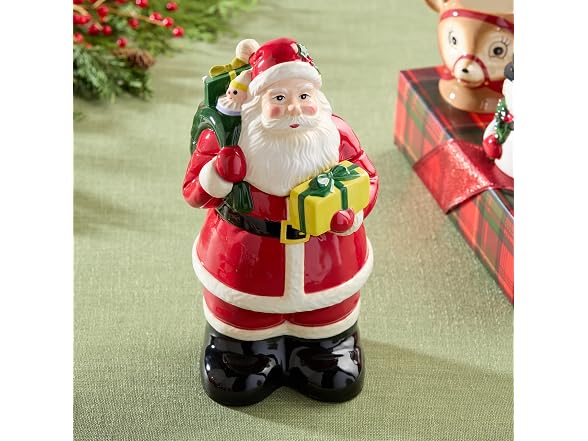 Cerified International Santa’s Retro Christmas Cookie Jar