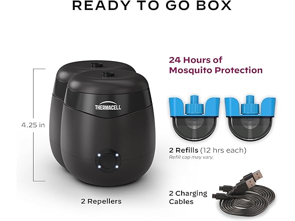 Thermacell E55 E-Series Mosquito Repeller 2-Pack