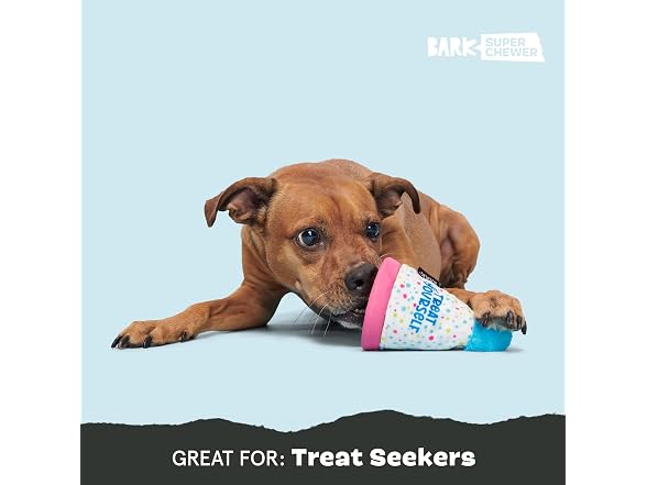 Barkbox Treat Yourself Party Hat Dog Toy | Rip & Reveal