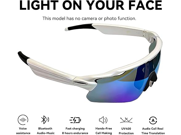 Zigtik Bluetooth Audio Sports Glasses