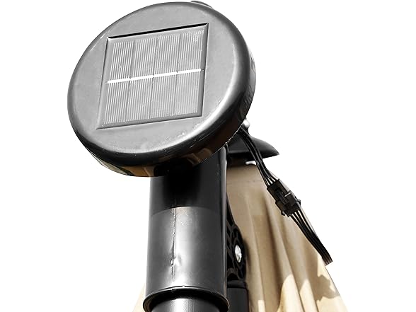 LeisureMod 10Ft Cantilever Umbrella w/ LEDs