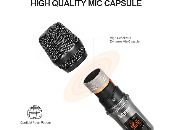 SGPRO Multiple-Purpose Wireless Microphone Set