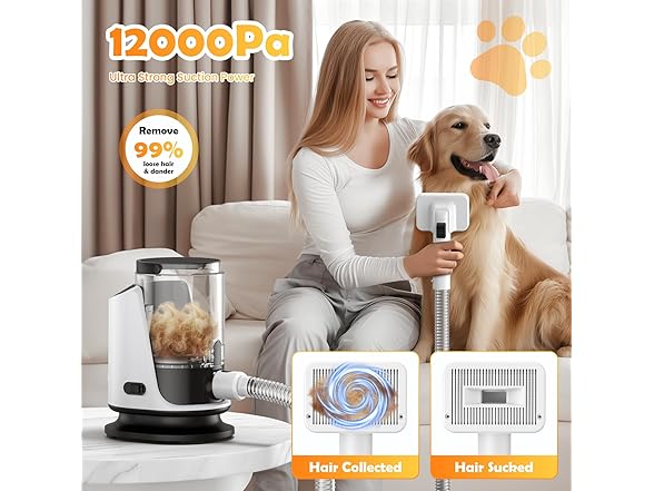 SNOYWEN dog grooming vacuum and dryer