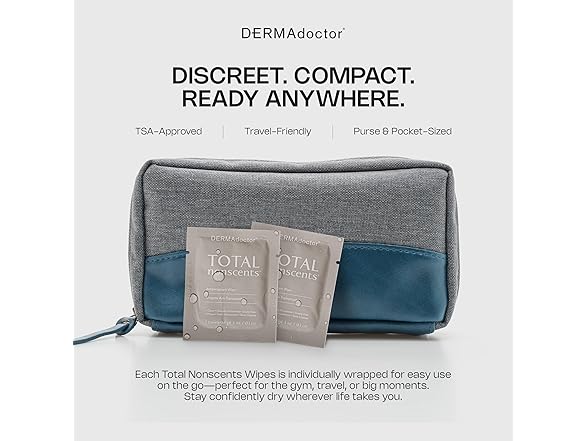 DERMAdoctor DR TN30 Antiperspirant Wipes 30 Pack