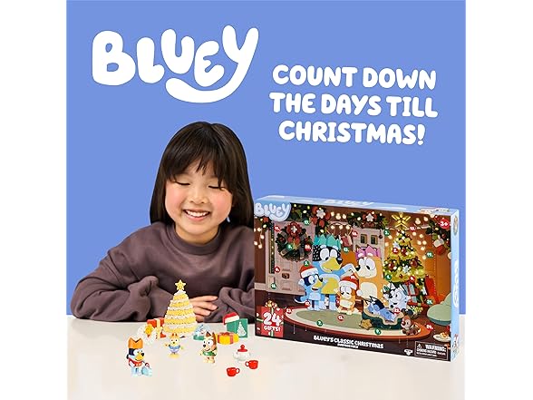 Bluey Advent Calendar Pack Toys