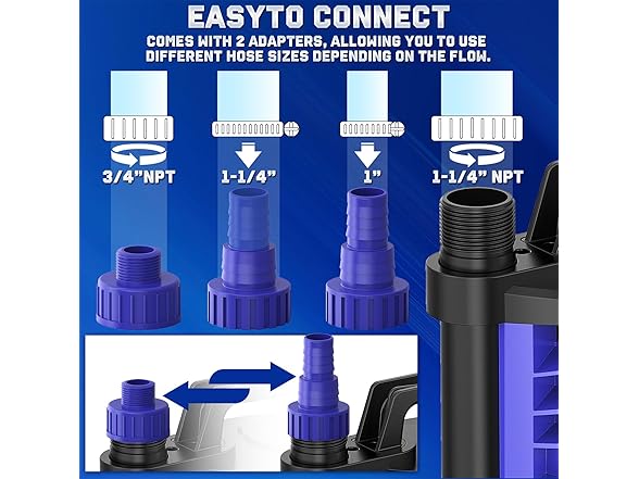 JEFLIKE Automatic Submersible Water Pump
