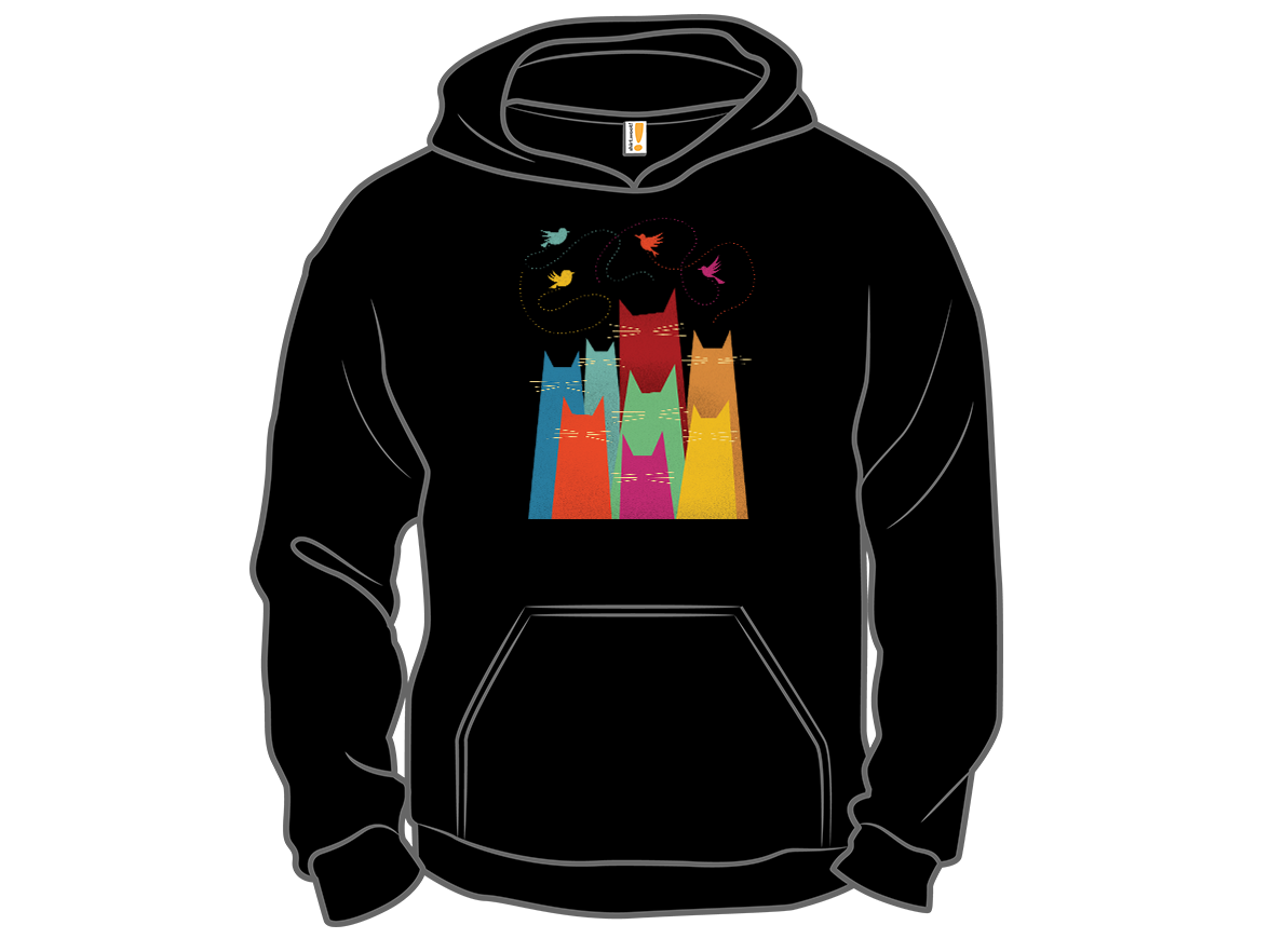 Minimalist Cats and Birds - Gallery 12