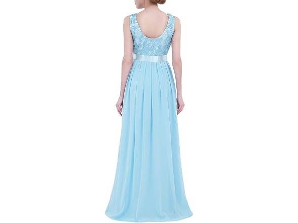 YiZYiF Women (8) Crochet Lace Wedding Formal Dress