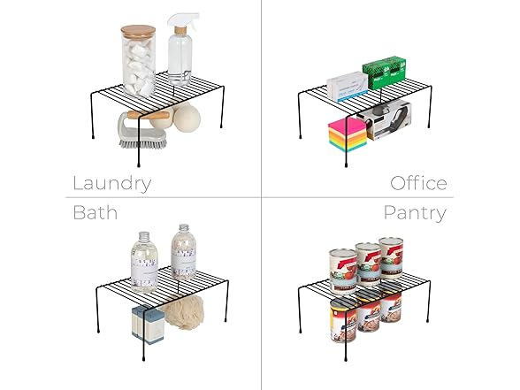 Smart Design Cabinet Storage Shelf Rack