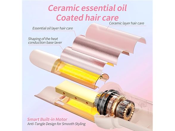 3 In 1 Automatic Hair Curler Set