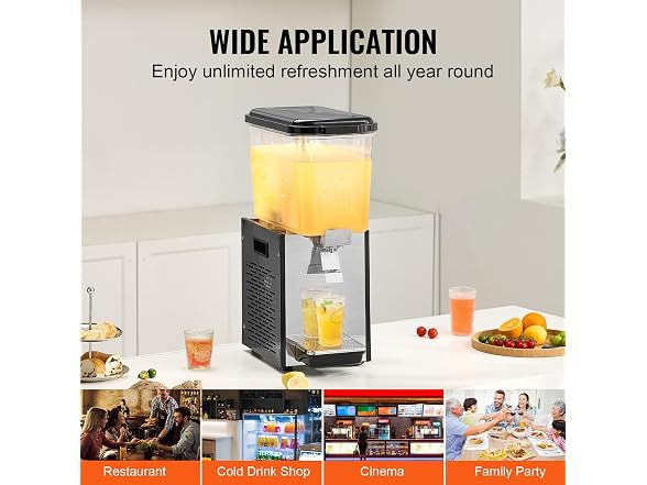 Commercial Beverage Dispenser, 18 L / 19