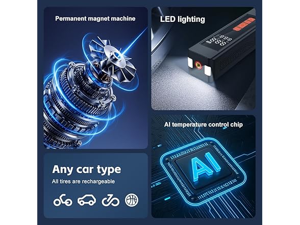 Viryfite car air pump