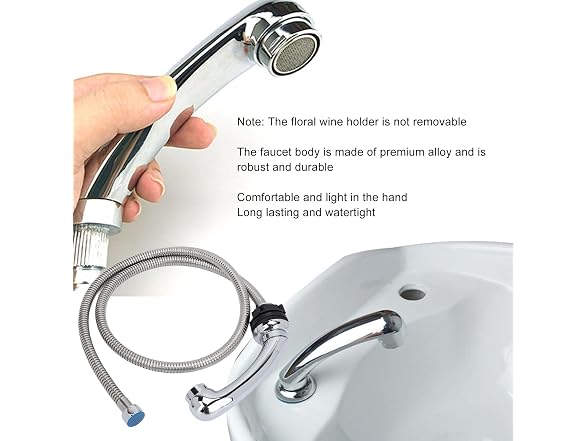 Shampoo Bowl Shower Head Nozzle Salon Bed Sprayer