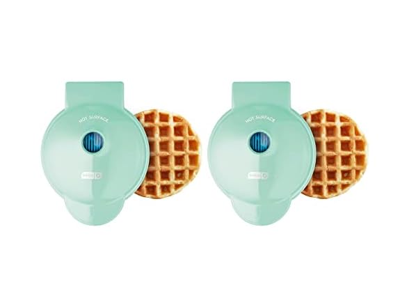 DASH Mini Waffle Maker (2 Pack)