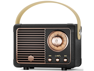 $12.99, Was $29.99, 56% Off! 2BOOM Mini Bluetooth Retro Speaker dealfomo