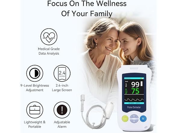 Continuous Pulse Oximeter Fingertip