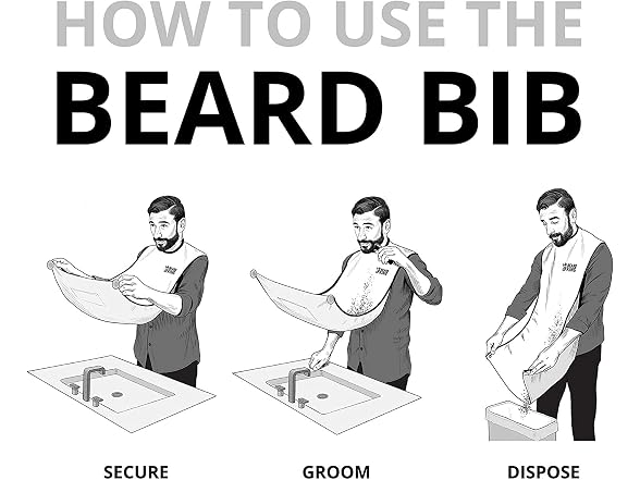 BEARD KING Beard Bib Apron As Seen on Shark Tank
