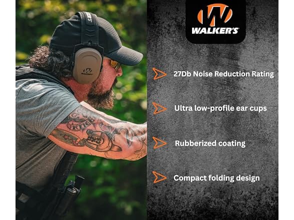 Walker's Razor Slim Passive Muff