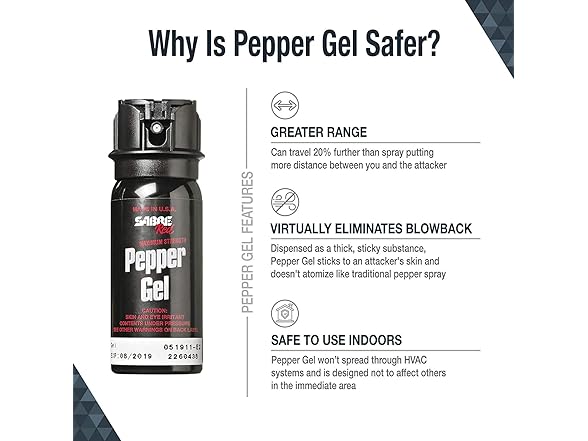 Sabre Red, Tactical Pepper Gel OC Spray