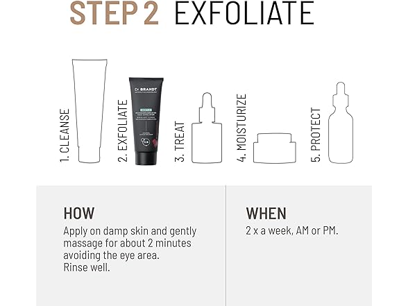 Dr. Brandt Renewing Face Exfoliator