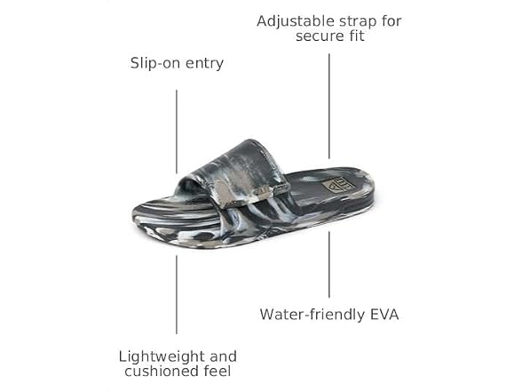REEF Fanning Slide H2O Mens Sandal