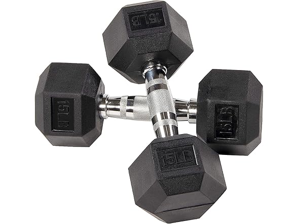 Fitvids Dumbbell, Set 10, 15, 20LB Pairs
