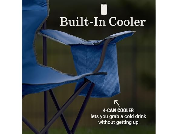 Coleman Portable Camping Chair 4-Can Cooler
