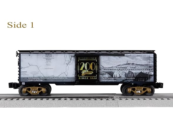 Lionel Stockton and Darlington MUSA O Gauge Boxcar