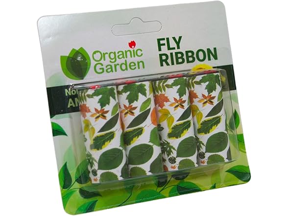 Organic Fruit Fly Ribbon Traps 4pk