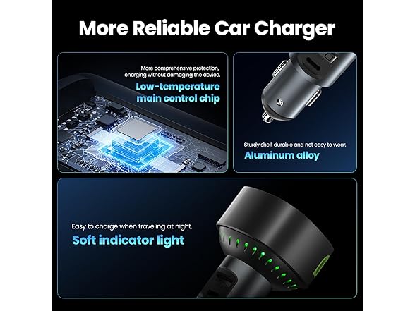 Flaviao Retractable Car Charger
