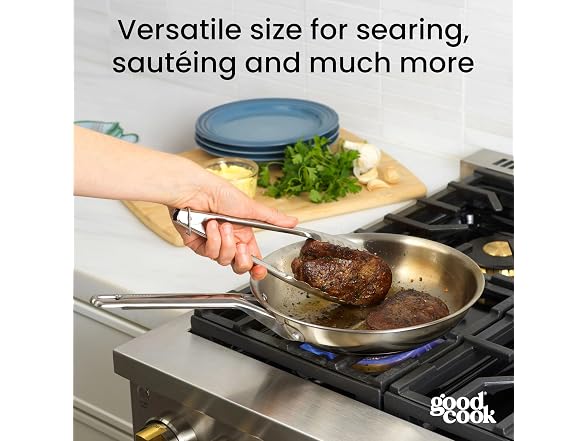 GoodCook Stainless Steel Fry Pan 10-Inch