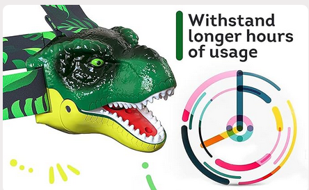 Skywin Dinosaur Headlamp for Kids - Gallery 12