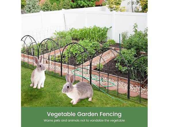 Youpehom Small Garden Fence