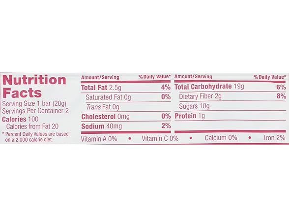 1CT Natures Bakery Bar Fig whole wheat Raspberry